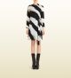 Zebra Print Silk Georgette Shirt Dress