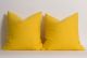 Pillowme - Solid Yellow Linen Pillow Cover