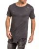 Sixth June - Oversized Distressed Speckled Dark Gray T-Shirt