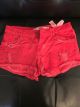 Zara - Red Denim Shorts